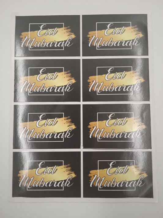 Eid Mubarak 8pc Stickers