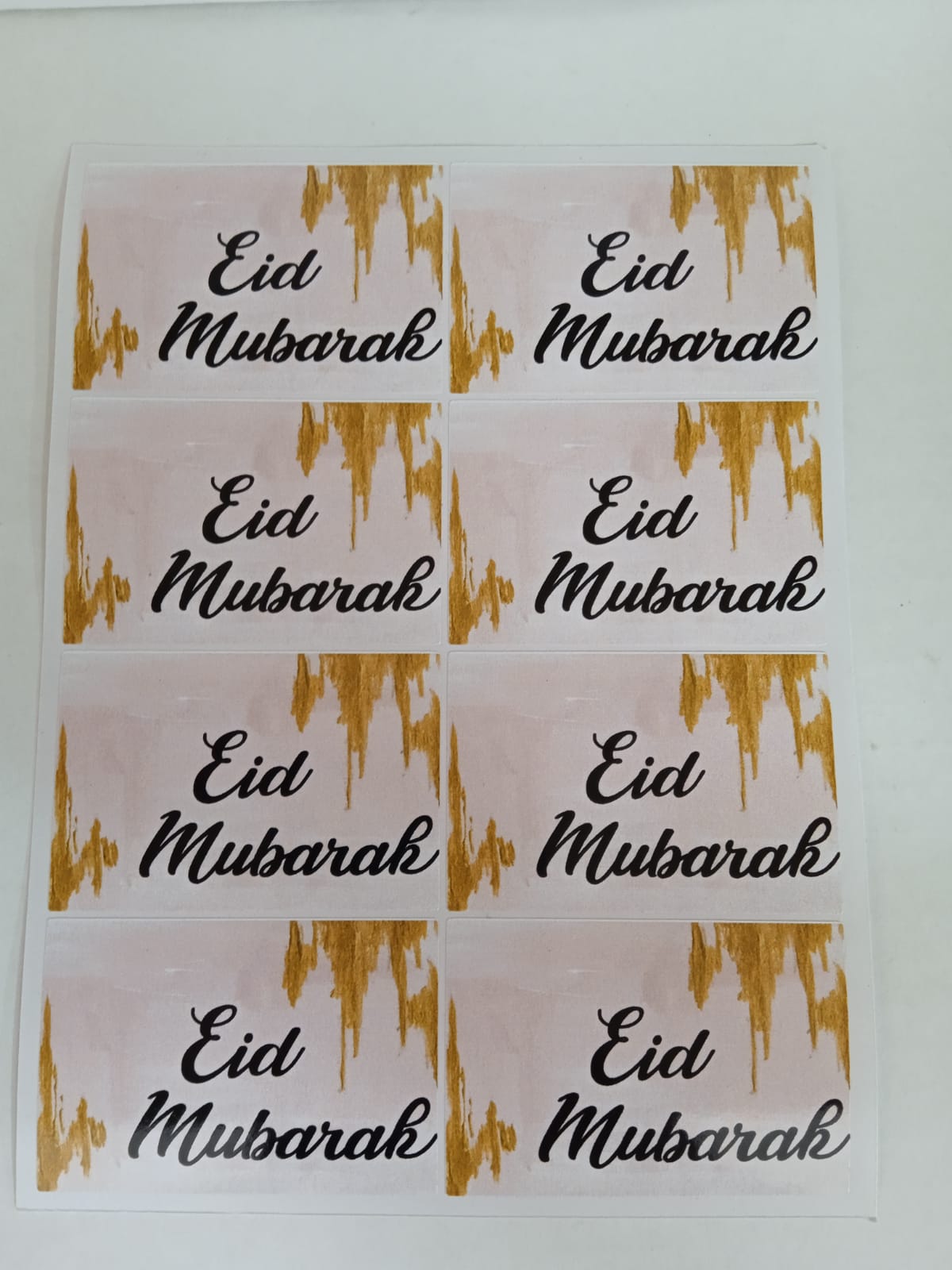 Eid Mubarak 8pc Stickers