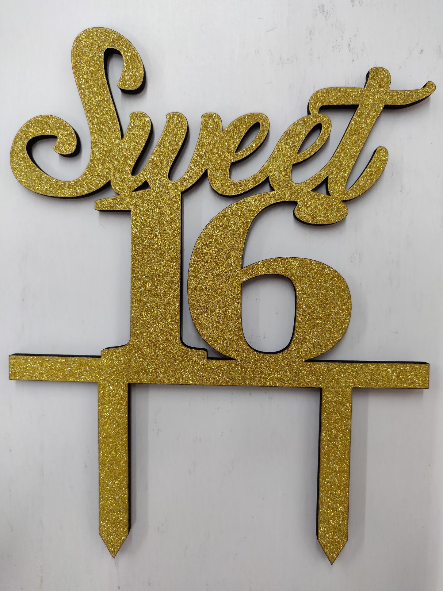 Sweet 16 Cake Topper