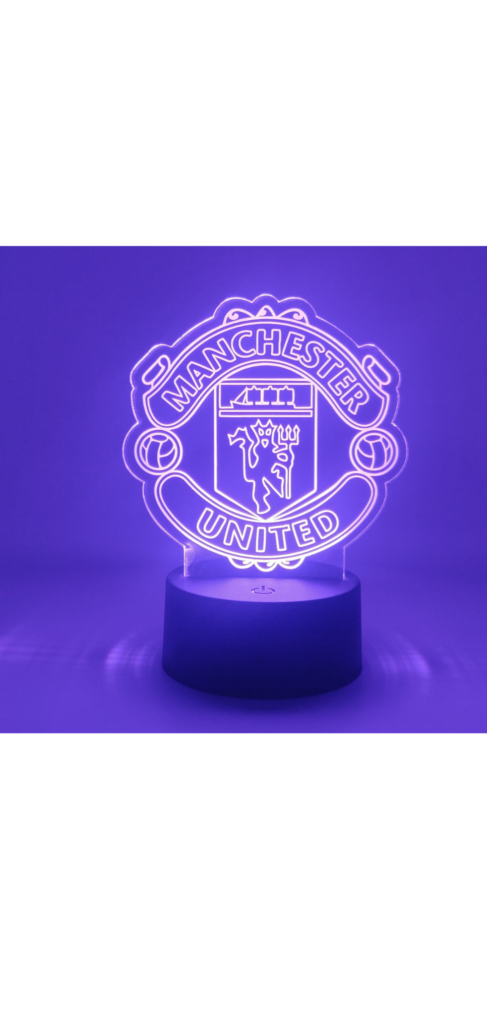 3D LED Manchester United Night Light