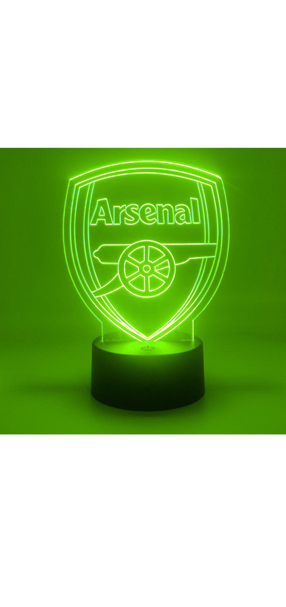 3D LED Arsenal Night Light