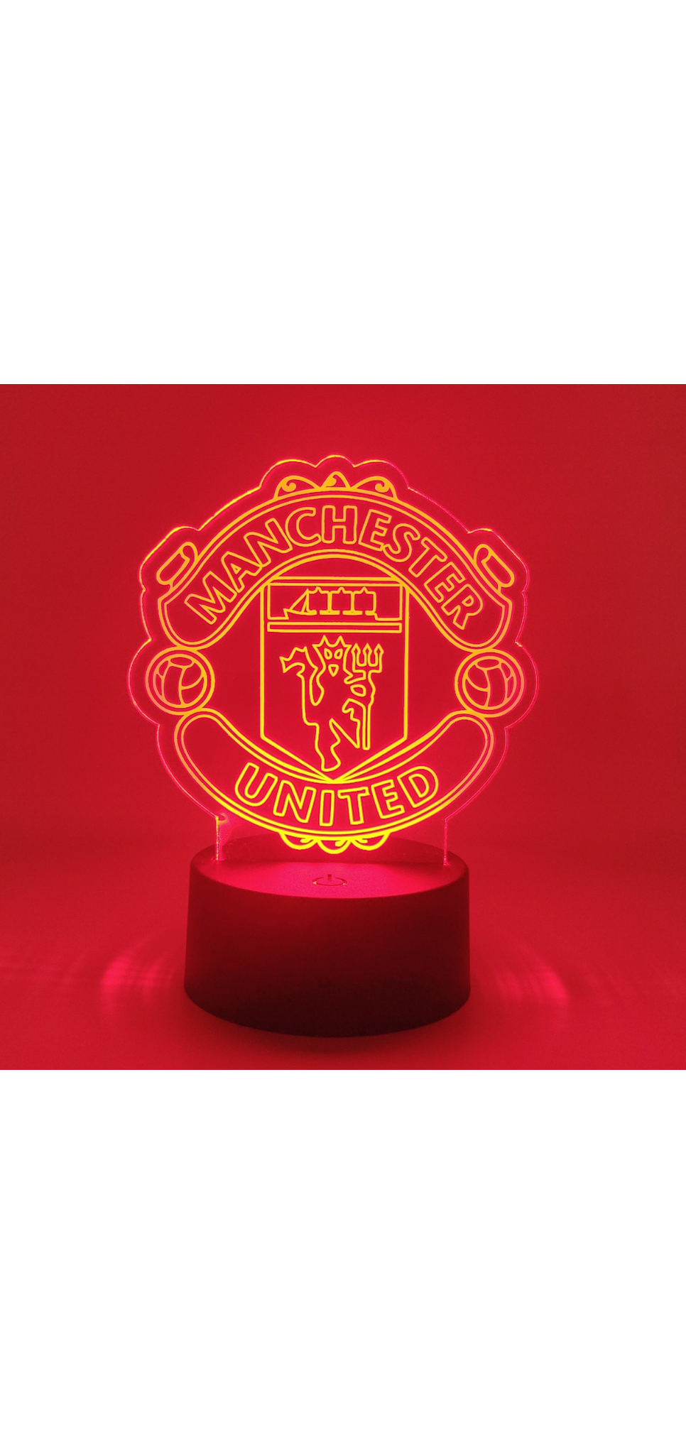 3D LED Manchester United Night Light