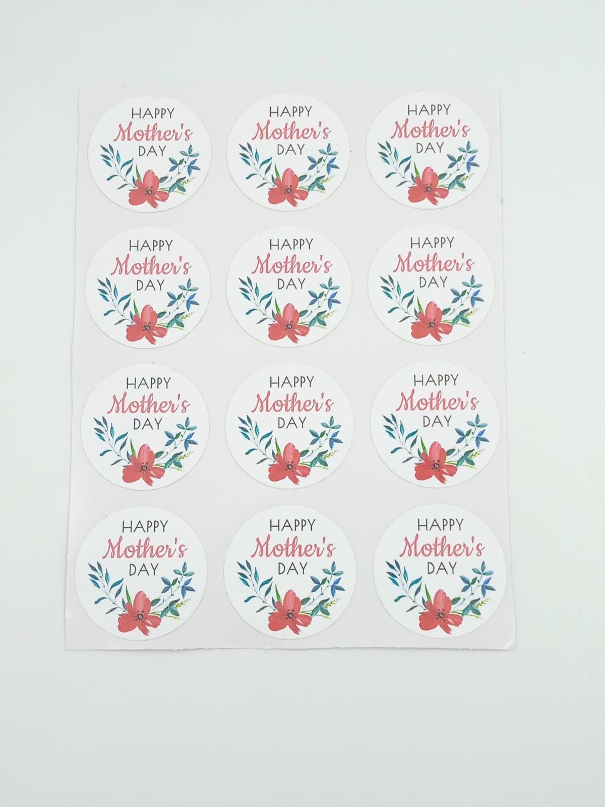 Mothers Day Stickers 12pc