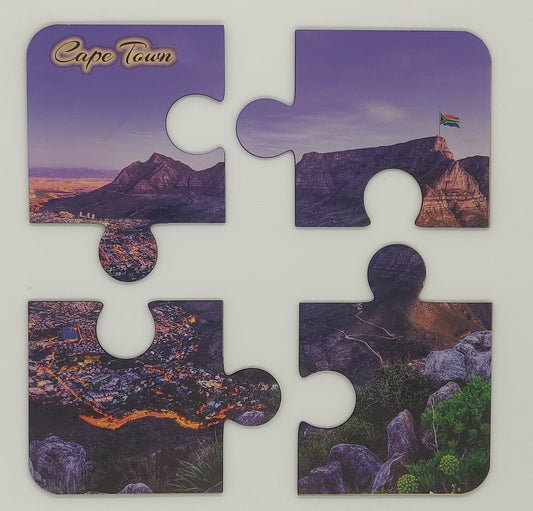 Cape Town Puzzle Coaster Set