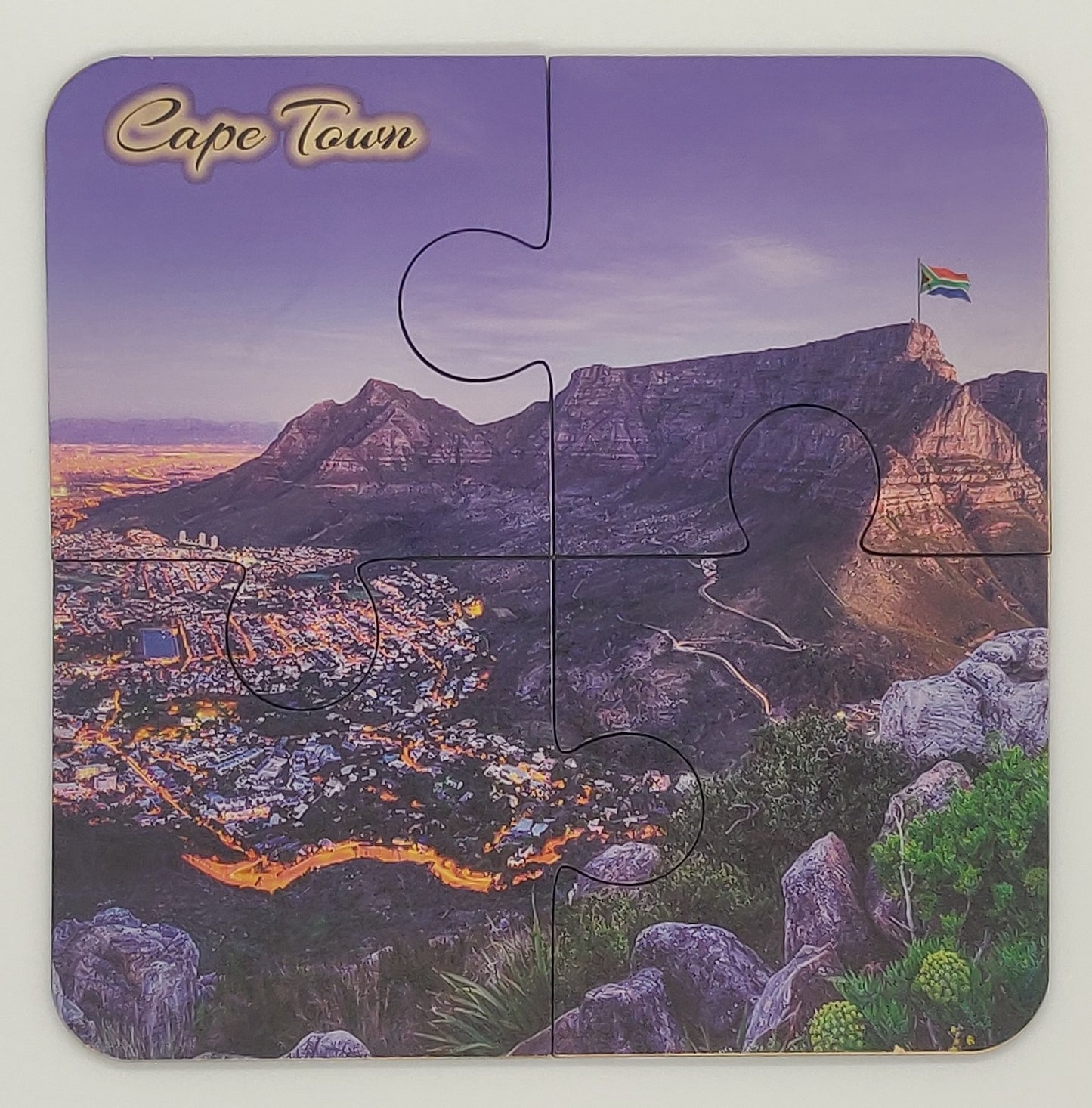 Cape Town Puzzle Coaster Set