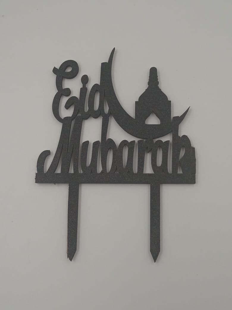 Eid Mubarak Cake Topper